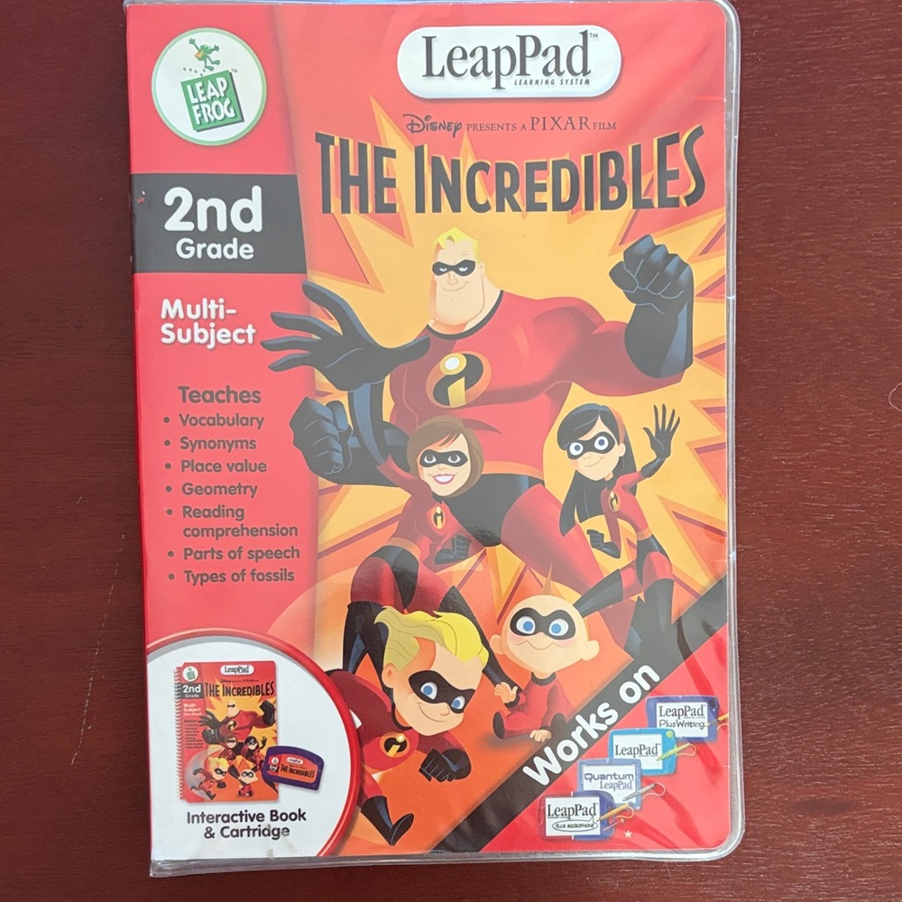 The Incredibles 2nd Grade Interactive Learning Cartridge‎ - Red
